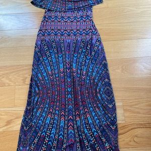 Tart brand strapless maxi dress xs
